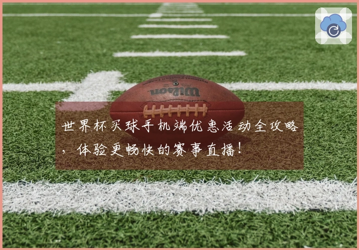世界杯买球手机端优惠活动全攻略，体验更畅快的赛事直播！